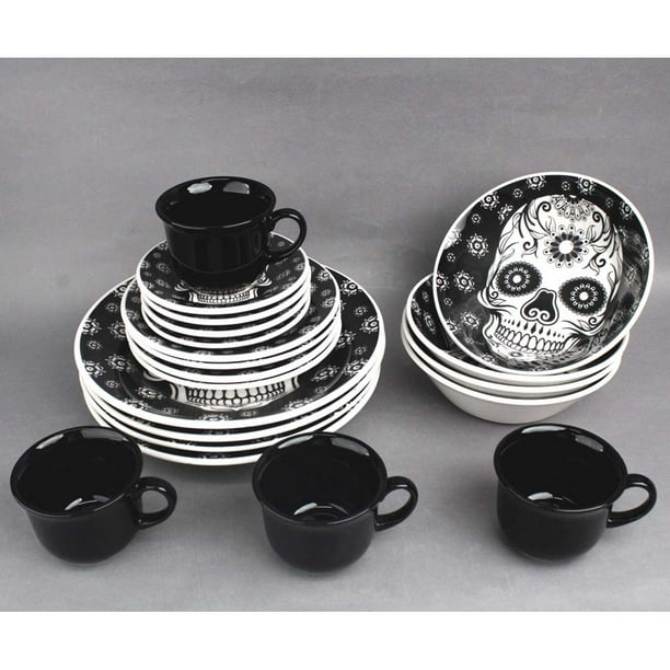 Vajilla calavera new arrivals