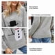thumbnail image 3 of Women Christmas Sweater Stylish Round Neck Comfortable Acrylic Light Snowman Snowflakes Pattern Christmas Knit Pullover For Daily Wear ANGGREK Ropa, 3 of 8
