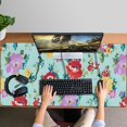 thumbnail image 4 of Long Mouse Pads for Desk,Pioneer Flower Floral Print Pattern Desk Mats on Top Of Desks, Desk Mouse Pad Extra Large with 3mm Non-Slip Base and Stitched Edge for Gaming,Office,Work,Home 47.3"x23.6", 4 of 6
