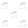 thumbnail image 1 of maskred Boîte de Rangement Pratique Solution Durable et Résistante Blanc 5Ensemble, 1 of 6