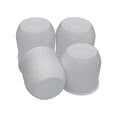 thumbnail image 2 of Automotive Authority LLC 4 White Trailer Wheel Hub Center Cap 4.25" Diameter Travel Trailer, Camper RV, 2 of 5