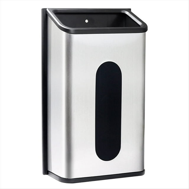 Soporte para Bolsas de Supermercado para Montaje en Pared, Dispensador o Protector de Bolsas, Apertura de FáCil Acceso, una Prueba de Dactilares, FáCil de Instalar