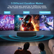 GCZ Sound Bar for TV, 100W Soundbar with Dolby Digital, HDMI, Bluetooth 5.3