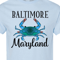 thumbnail image 4 of Inktastic Baltimore Maryland Vacation Blue Crab T-Shirt, 4 of 5