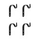 thumbnail image 2 of Ganchos De Pared De Hierro Metal Heavy Duty Small Plant Hanger Bracket Coat Hook Para Colgar Lantern Planter Bird Feeders Coat Indoor Outdoor Rustic Home Decor Methold HA025755-01, 2 of 7