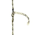 thumbnail image 2 of 18k Gold-Flashed Sterling Silver One-to-three Strand Singapore Chain Necklace Italy Adjustable 16", 2 of 2