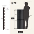 thumbnail image 4 of Upick Foldable Acoustic Wall Panels, 4 Pack 48" x 12.6" MDF Slat Wood Panels for Wall, Sound Absorbing Wall Panels for Interior Wall Decor, Matte Black, 4 of 6