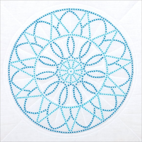Jack Dempsey Stamped White Quilt Blocks 18"X18" 6/Pkg-XX Dream Catcher