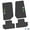 Black w/ Lime & White insert, variant on Flextread Floor Mats for 07-13 Jeep Wrangler JK 2-Door - Mopar Licensed Factory Fit - Black w/ Jeep Wave w/o Wheel Insert - 100% Made in USA