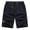 Black, variant on kosheko Mens Cargo Casual Shorts, Drawstring Waist Button Side Pockets, Relaxed Fit for Daily Casual Errands Wear Purple XXXL