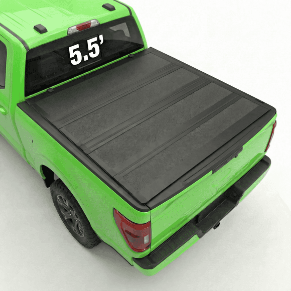 NEXVEY Hard Folding Tonneau Cover for 2015-2026 Ford F150 5.5' (67") Bed Accessories, Hard Folding Aluminum Truck Bed Cover, Waterproof Truck Tonneau Cover