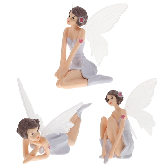 Phenofice Garden Fairies Figurine Ornament Multi PVC 3pcs