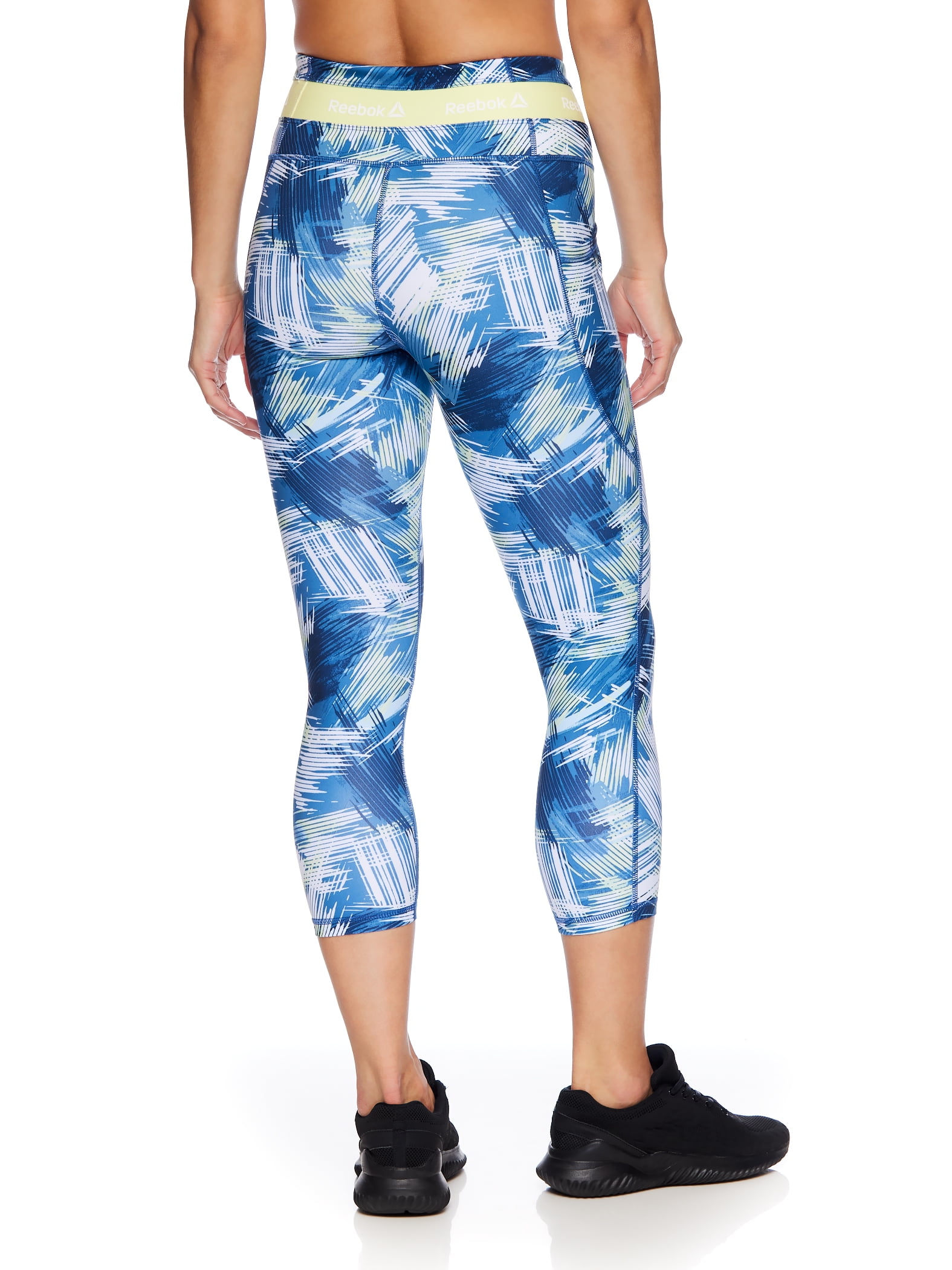Gelukkig is dat doorgaan Grijpen Reebok Women's Printed Revolve High Rise Capri Legging With 22" Inseam And  Side Pockets - Walmart.com