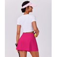 thumbnail image 3 of Pinspark Women's Tennis Skirts High Waisted Workout Skorts with Inner Pockets Side Split Golf Skirt Lightweight Athletic Skort Summer, 3 of 6