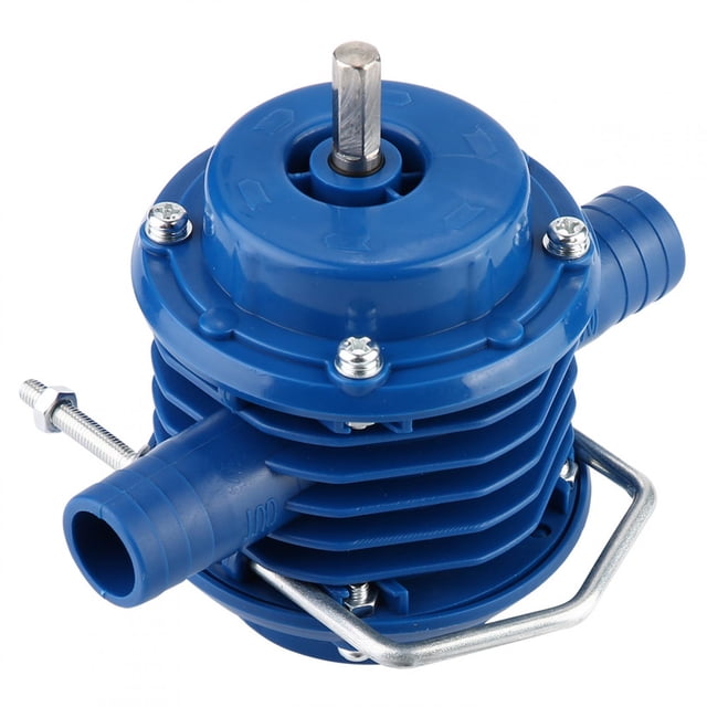 Bomba de Taladro Manual NikouMX Mini Bomba de Agua Autocebante Azul