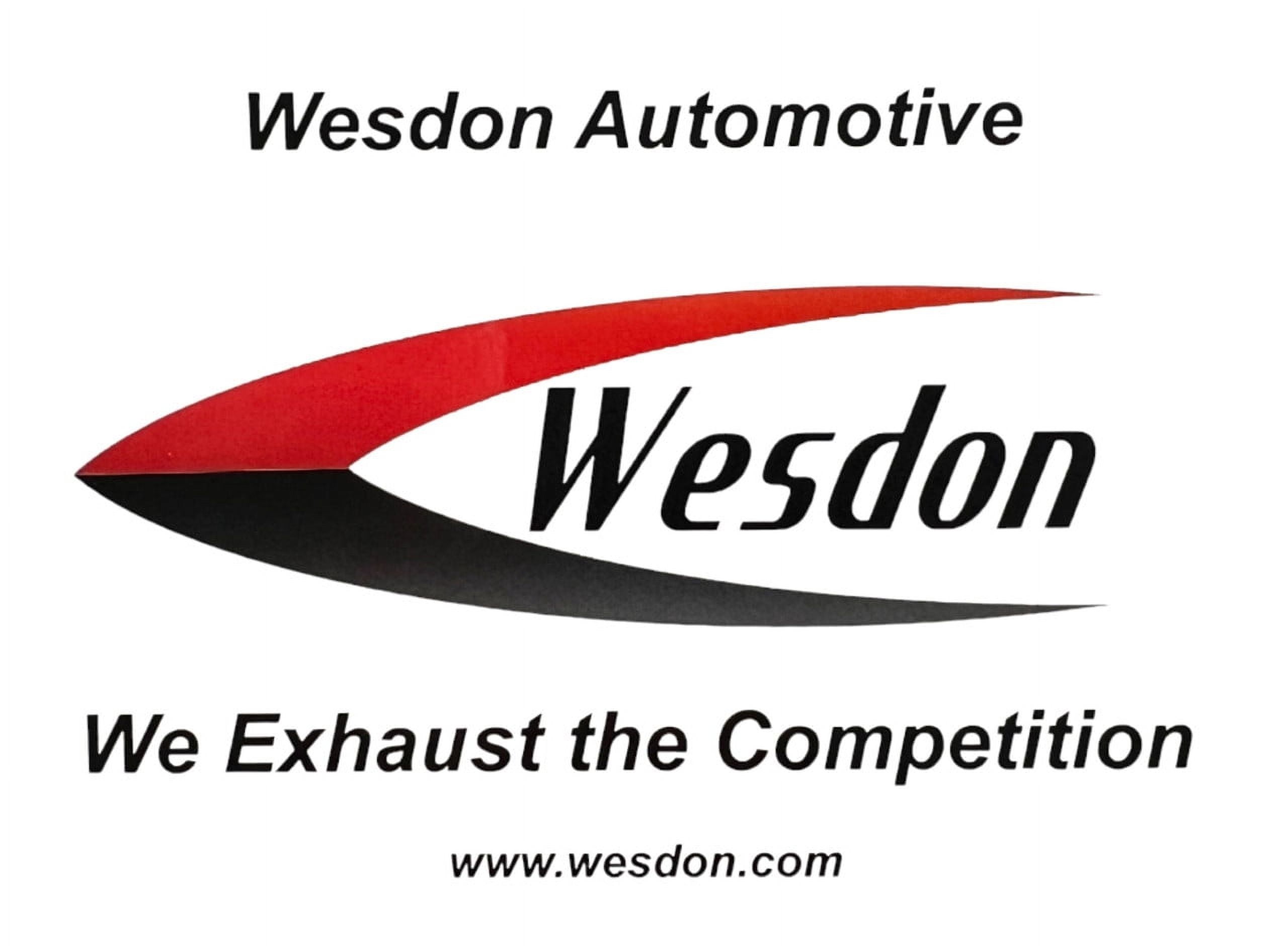 Exhaust Y Pipe 2.25 Single Inlet to 2.25 Dual Outlets WYP-225 Steel Wesdon Exhaust Y Pipe