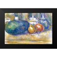 thumbnail image 2 of Cezanne, Paul 24x17 Black Modern Framed Museum Art Print Titled - Still-Life with a Watermelon and Pomegranates, 2 of 5