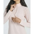 thumbnail image 5 of Real Essentials 3 Pack: Women's 1/4 Zip Rash Guard Long Sleeve Swim Shirt UPF Sun Protection UV Surf Tops, 5 of 6