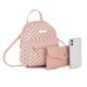 thumbnail image 2 of Mini Bolso Pequeño Para Mujer, Bolso De Hombro Con Cremallera De Piel Sintética, Mochila Bonita Que Combina Con Todo (7,87*7,48*4,33) Pulgadas, 2 of 4