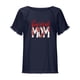 thumbnail image 4 of Camiseta informal para mujer, blusa estampada con cuello redondo y manga corta, Tops OAVQHLG3B Store  lin121212, 4 of 4