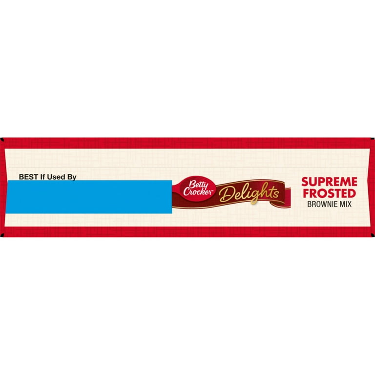 Betty Crocker Original Delights Supreme Frosted Brownie Mix with