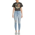 thumbnail image 2 of No Boundaries Juniors' Washed Graphic Print Tee, 2 of 5