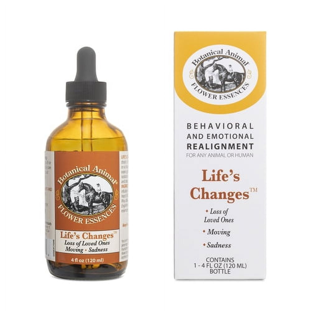 Botanical Animal Flower Essences – Life’s Changes – Aids pets experiencing Depression, Loss of Loved Ones, Moving, Sadness and other major life shifts All-Natural, Safe and Gentle, Oil-Free, USA Made