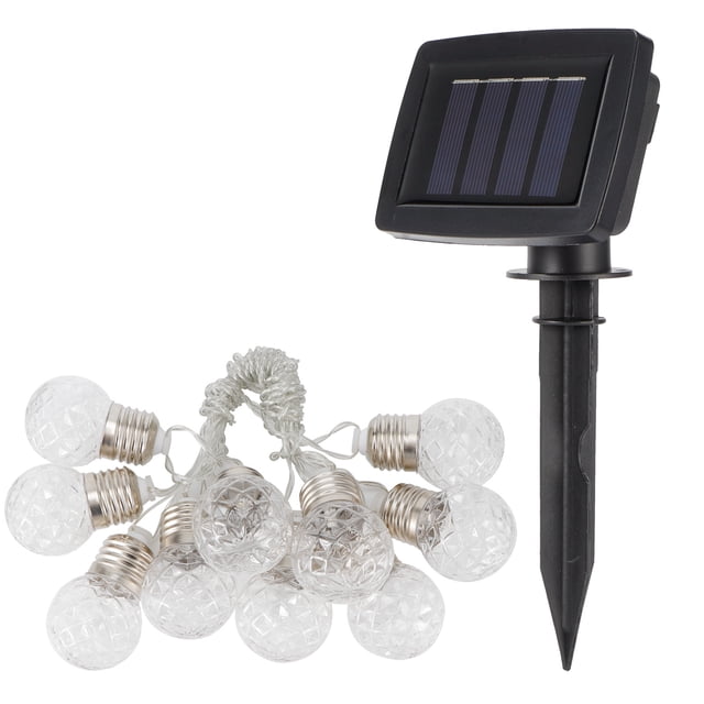 10LED impermeable salta la luz accionada solar de la secuencia para la decoración al aire libre del festival del jardín los 3.8m
