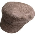 thumbnail image 5 of CoCopeaunts Beret Hat Vintage Men Women Cap Spring Autumn Linen Flat Newsboy Cap Artist Painter Sailor Hat Casual Berets, 5 of 7