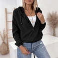 thumbnail image 5 of PBFRDSJ Women's Lightweight Rain Jacket Comfortable Stretch Hooded Zip Up Jacket with Pockets for Hiking Travel Outdoor Sizes S-2XL, 5 of 9