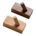 thumbnail image 4 of Ganchos de pared de madera HomeDo, perchero, ganchos de madera montados en la pared, ganchos decorativos, colgador de sombrero de organizador único JAMW Sencillez, 4 of 5