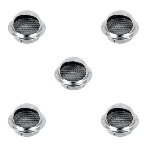 Kenally Tapas de salida de ventilación de acero inoxidable 304 con campana de ventilación de pantalla de malla incorporada de 60 mm Type2 NO2