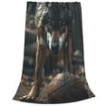 thumbnail image 2 of Susaid Wolf With Basketball Print Microfiber Cleaning Cloth, Multi-Functional Cleaning Towels, Highly Absorbent Cleaning Rags,Cleaning Cloths for Car Kitchen Home-50"x40", 2 of 7