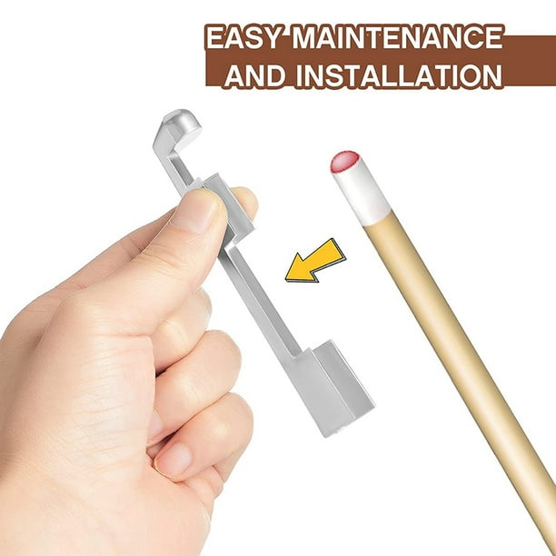 Billiard Cue Clamp 3 Pcs Pool Cue Tip Clamp Alloy Cue Stick Tip Repair