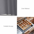 thumbnail image 6 of Placemats 1 Pack, Grey Pure Color Woven Placemat, Linen Place Mats for Kitchen/Dining Tables, Aesthetics Contemporary Luxury Washable Table Mats for Party, 6 of 8