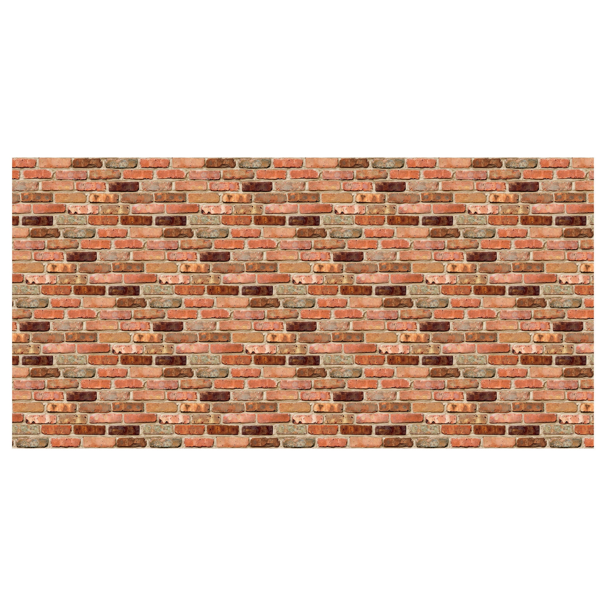 NEW CARDBOARD FIREPLACE 10 Sq' Red Brick Corrugated Paper 1 Roll COROBUFF 2'X 5' 