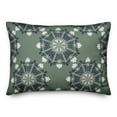 thumbnail image 2 of Creative Products Blue Medallions on Green 14x20 Indoor / Outdoor Pillow, 2 of 3