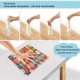 thumbnail image 3 of Yayeee 6 Pack Kitchen Dish Cloths Set for Washing Soft Drying Absorbent Microfiber Towels, Beige Jar, 3 of 9