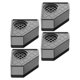 thumbnail image 4 of Washing Machine Shock Absorber Pads with Anti-skid Design for Home Use 4 Pieces, 4 of 5