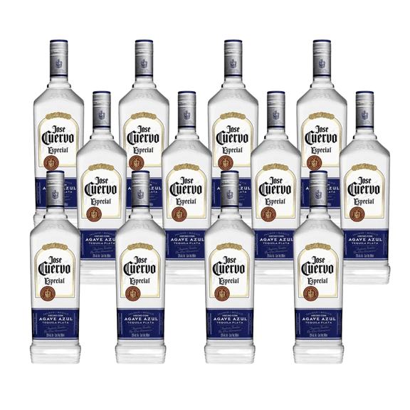 Caja de 12 Tequila Jose Cuervo Especial Plata 990 ml