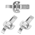 thumbnail image 6 of WHAMVOX  3 Pcs Luggage Metal Fasteners Retro Style Buckle Lock Silver, 6 of 8