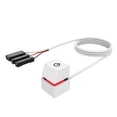 thumbnail image 2 of Likrtyny Luces LED Color PC Computadora Escritorio Interruptor Encendido Y Apagado Cable Extensión (Blanco 2 M), 2 of 6