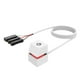 thumbnail image 1 of Cable de extensión de alimentación de placa base de 2 m/4 m, luces LED, botón de encendido y apagado para café, 1 of 9