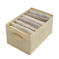 thumbnail image 2 of Neinkie Wardrobe Clothes Organizer for Jeans, Upgraded Drawer Organizers for Clothing with Handle Foldable, Drawer Organizers Clothes for Family, 2 of 6