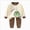 Z91-Brown, variant on Toddler Baby Girl Boy Outfits Long Sleeve Sweatshirt Pant Set Clothes Set For Fall Winter Back-To-School Pajamas & Dailywear Set 6-12 Months 12-24 Months 2T 3T 4T 5T 6T Set 6-12 Months