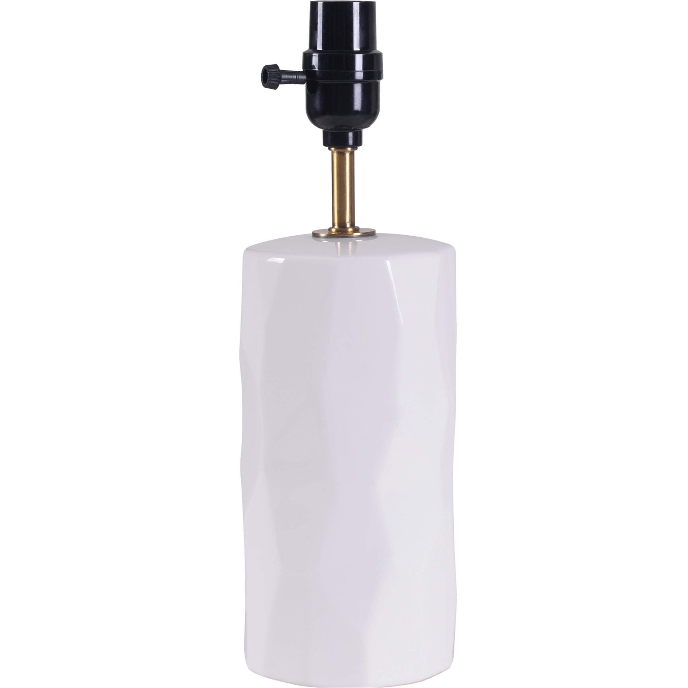 Mainstays White Ceramic Table Lamp, 17"H - image 4 of 6