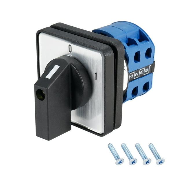 Changeover Switch 2 Position Rotary Selector Cam Switch 8 Terminals