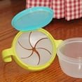 thumbnail image 2 of Toddlers Baby Snack Containers No Spill,Baby Snack Catcher with Lid Kids Feeding Bowl,Double Handle Easy to Grasp,BPA Free,for Camping,Road,Car,Travel,Outdoor, 2 of 5