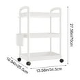 thumbnail image 3 of Fesfesfes 3 Tier Kitchen Shelf Multi layer Pot Storage Rack Home Floor Standing Storage Shelf Kitchen and Bathroom Organizer Simples Storage Rack Space Saving Design, 3 of 5