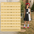 thumbnail image 6 of Sunny Fashion Girls Dress Color Block Contrast White Black Bow Tie 8, 6 of 15